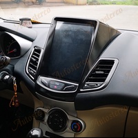Radio para Auto Tesla con Reproductor Multimedia Android 9 para Ford Fiesta 2008-2016, GPS, Navegación, Unidad Principal, Radio, Grabadora, Estéreo