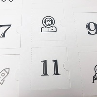 Calendrier de l'Avent Mystère Rose de Noël 12 Jours pour Couples, Boîte Cadeau Surprise avec Revêtement UV et Gaufrage, Utilisable comme Cadre Photo