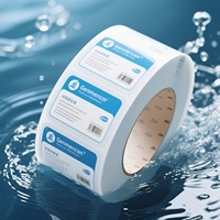 Étiquettes personnalisées, autocollants, étiquettes adhésives solubles dans l'eau, rouleaux d'autocollants, étiquettes alimentaires solubles dans l'eau