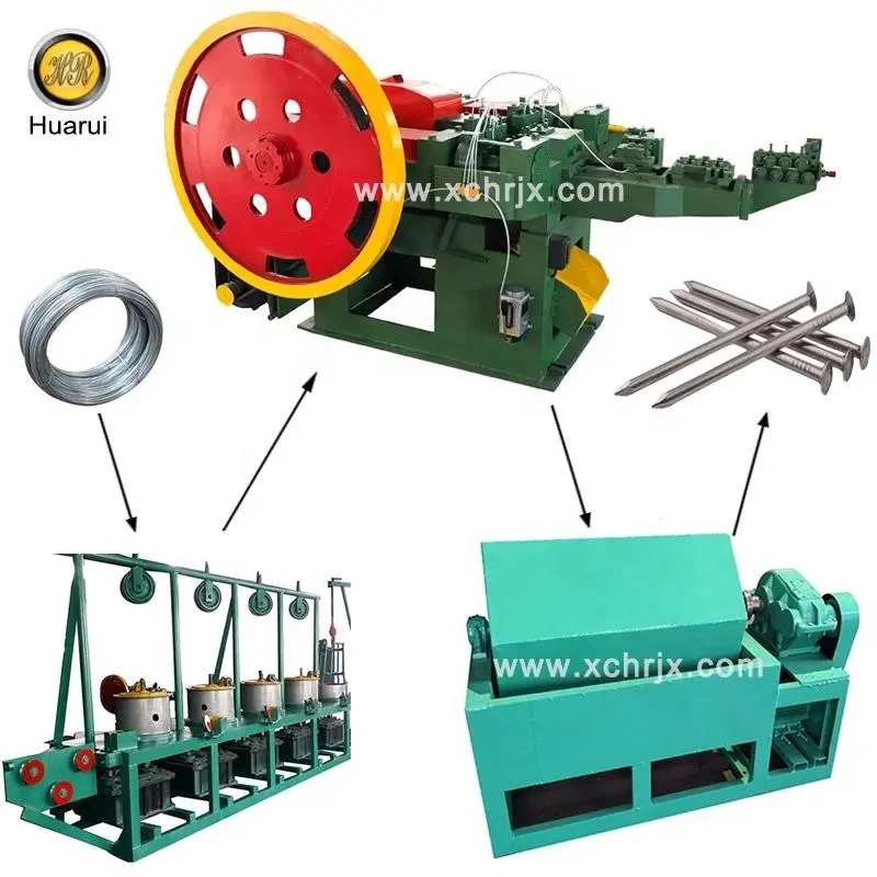 Máquinas de fabricación de clavos y tornillos de alta velocidad Precio de máquina automática de fabricación de clavos