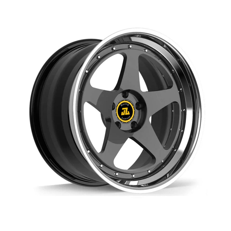 Custom Forged 3-piece Wheel 17 18 19 20 22 Inch Aluminum Alloy Racing ...