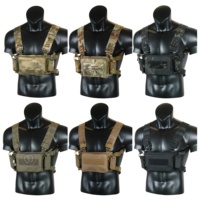 Equipo de aparejo de pecho táctico clásico estilo D3 Chaleco táctico de propósito general Chaleco táctico Bolsa de revista ligera MU