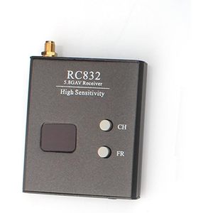 AKK 5,8G RC832 Mini FPV Receptor Pantalla de doble pantalla para control remoto FPV Quadcopter Drone Construcción de metal de plástico duradero - Product Image 3