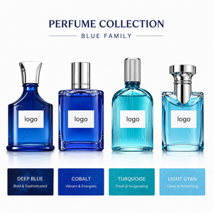 Coffret de parfum pour homme Blue Bottle original, prêt à être expédié, Eau de Parfum, parfum boisé océanique longue tenue, Cologne moderne, vente en gros - Product Image 5