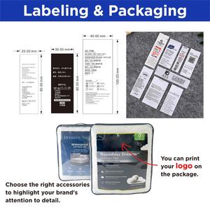 ผ้าคลุมที่นอนกันน้ำสำหรับป้องกันแมลง, ป้องกันไรฝุ่นป้องกันไรฝุ่น - Product Image 4