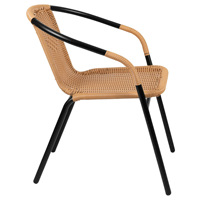 Chaise de jardin personnalisée de style américain pour extérieur, chaise de loisirs en plastique et fer forgé, imperméable, pour cour et usage domestique