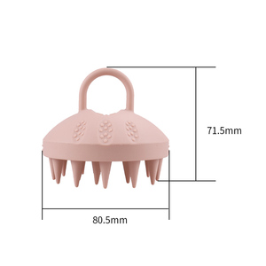 Produits Phares 2026 Brosse de Massage du Cuir Chevelu en Silicone pour Shampooing, Masseur Capillaire, Brosse à Shampooing Noire - Product Image 6