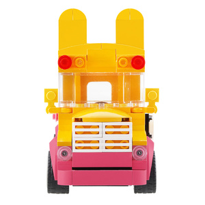 Autobús Escolar BUNNI KONBINY, Bloques de Construcción con Diseño de Conejo, Juguete de Vehículo para Niños - Product Image 6