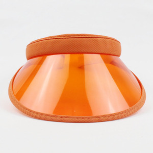 Protezione solare in plastica trasparente in PVC di alta qualità cappello protezione UV testa testa Clip <span class=keywords><strong>per</strong></span> <span class=keywords><strong>capelli</strong></span> visiera vuota <span class=keywords><strong>per</strong></span> la guida - Product Image 2
