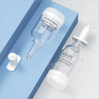 Emballage de soins de la peau PS Essence en plastique seringue cosmétique 10ml 15ml presse compte-gouttes bouteille de crème pour les yeux pour liquide