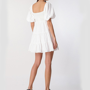 2023การออกแบบใหม่ความรู้สึกนิชไขมันขนาดใหญ่อ่อนโยนอากาศที่มีคุณภาพชุดฤดูร้อนแสดงบางคนชุดพัฟ - Product Image 5