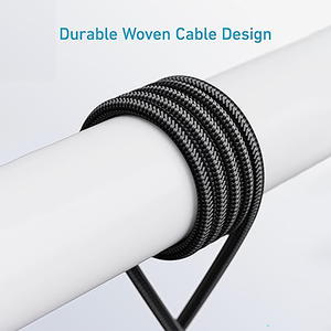 Câble USB C vers USB C 2-en-1 140W PD 3.1 à charge rapide avec puce E-Marker, tressé en nylon, double Type-C, avec logo personnalisé - Product Image 3