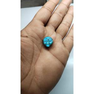 Labradorita natural con forma de cara de luna, gema con destello azul de 16x16 mm, labradorita suelta con forma de cara de luna, labradorita azul. - Product Image 5