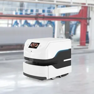 Reeman robô limpador comercial, aspirador de pó para superfície, limpador automático