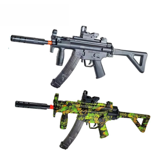 Pistolet à éclaboussures électrique <span class=keywords><strong>MP5K</strong></span>, jouet de tir en plein air, pistolets à éclaboussures MP5 pour cadeau de Noël - Product Image 1