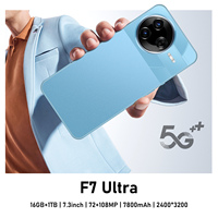 Teléfono Celular Inteligente F7 Ultra 5G Edición Global de Alta Calidad 16GB+1TB+108MP Android 15 Desbloqueado Original 7800mAh Tarjeta SIM Dual