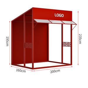 Outdoor Market Stall Display Stand Metal <b>Cart</b> Booths Ground-Level Tables Movable Activity Tents Cultural Utility <b>Cart</b> - Product Image 2
