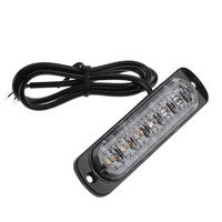 6LED Krankenwagen-Licht LKW-Stroboskop-Warnleuchte Ultradünne Auto-LED-Seitenmarkierungsleuchten Blitz-Notfalllicht 12-24V