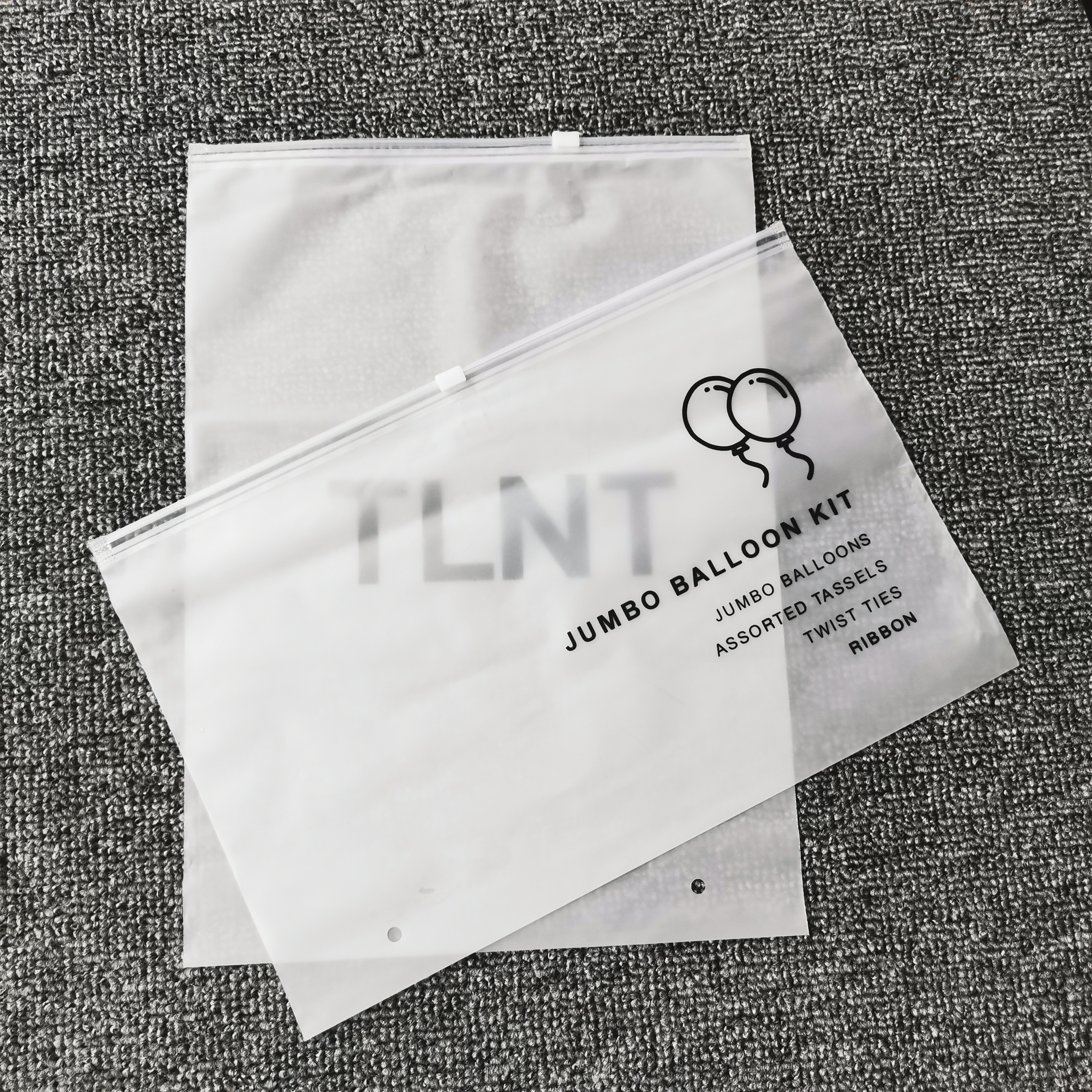 Матовая матовая одежда на заказ со склада, пластиковые пакеты с замком на молнии для обуви и футболок