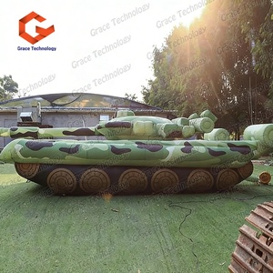 Modelo de Tanque Panzer Inflable, Simulacro de Tanque Inflable, Vehículo Blindado Inflable - Product Image 4