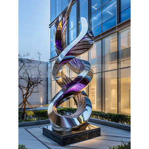 Monument commémoratif et sculpture culturelle en acier inoxydable résistant aux intempéries ANW7165 et en acier 304 pour le développement urbain - Product Image 5