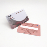 Carte d'identité de membre en PVC imprimable thermique avec code à barres et numéro de carte