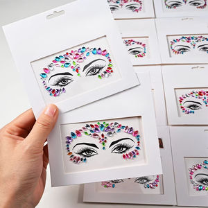1 Pieza <span class=keywords><strong>de</strong></span> Adhesivos Faciales Brillantes y Coloridos en 3D con Forma <span class=keywords><strong>de</strong></span> Diamante <span class=keywords><strong>de</strong></span> Cristal <span class=keywords><strong>para</strong></span> Niñas, Adhesivos Temporales <span class=keywords><strong>de</strong></span> Papel <span class=keywords><strong>para</strong></span> Manualidades, Decoración con Piedras Preciosas Brillantes <span class=keywords><strong>para</strong></span> Fiestas - Product Image 3