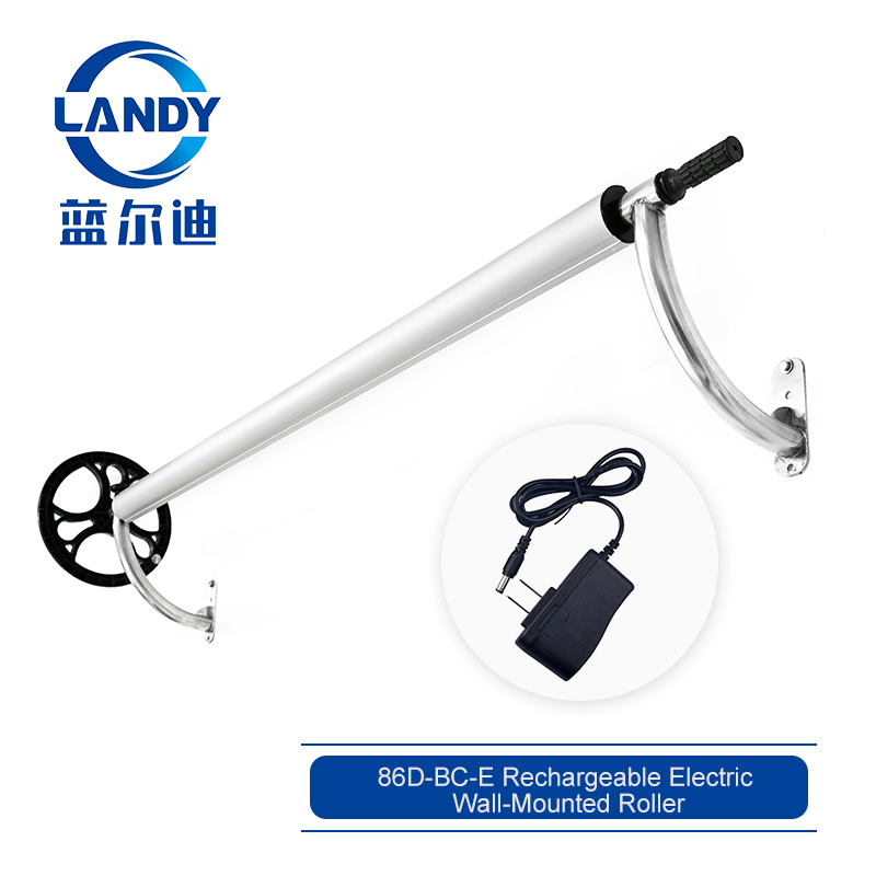 silver 86D-BC-E 5.5m~7m Pool Cover Roller