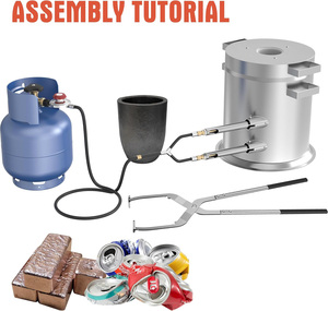 Kit <span class=keywords><strong>de</strong></span> Horno <span class=keywords><strong>de</strong></span> Fusión <span class=keywords><strong>de</strong></span> Propano <span class=keywords><strong>de</strong></span> 25 <span class=keywords><strong>KG</strong></span> para Fundir Chatarra Metálica, Reciclar <span class=keywords><strong>Oro</strong></span>, Cobre y Aluminio, Máquinas <span class=keywords><strong>de</strong></span> Fundición - Product Image 6