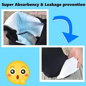 Meilleurs sous-vêtements pour hommes anti-fuites urinaires, boxer réutilisable lavable, pantalon absorbant urinaire, <span class=keywords><strong>culotte</strong></span> d'incontinence rembourrée - Product Image 5