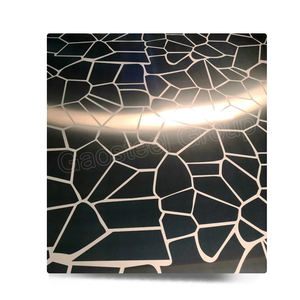 Water Ripple Design <span class=keywords><strong>Pattern</strong></span> Plate Kunden spezifische Farben 304 Edelstahl blech - Product Image 2