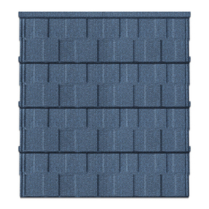 La Chine fabricant de couleur de la pierre revêtue de métal acier bardeaux de toiture carreaux de tôle de conception traditionnelle pour les hôtels à bas prix - Product Image 4