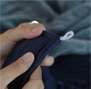 Couverture lourde Offre Spéciale pour l'autisme en gros pour le soulagement de la pression Couvertures lestées imprimées confortables en Minky Grey Housse de <span class=keywords><strong>couette</strong></span> - Product Image 5