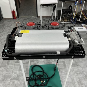 แอร์ติดหลังคาออลอินวัน 12V/24V AC สำหรับรถบรรทุก รถบ้าน รถมอเตอร์โฮม RV พัดลมคู่ 7000-1000 BTU - Product Image 2