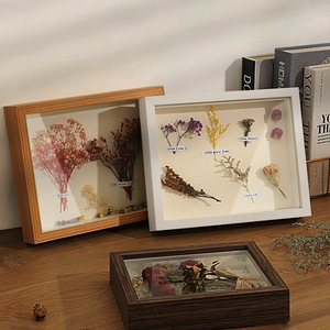 Cadre Photo en Bois Boîte Profonde 5 cm pour Souvenirs, Cadre en Bois pour Ombre de Fleurs, Boîte de Présentation Photo - Product Image 1