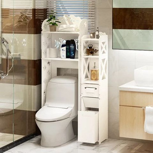 Mueble de Almacenamiento Móvil Moderno e Impermeable para Sala de Estar, con Cuatro Niveles, Multifuncional y Sostenible, de Plástico - Product Image 5