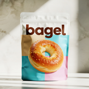 Impresión personalizada Mock up gratis <span class=keywords><strong>Bagel</strong></span> nueces mate/brillante Stand up Food Snack Packaging Bag Mylar Package Moisure Proof - Product Image 2