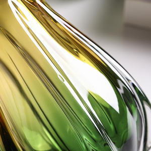 Vase en verre de luxe à dégradé de couleurs, vase hydroponique de bureau haut de gamme, vase créatif - Product Image 4