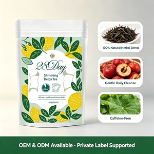 Thé Détox Minceur OEM 28 Jours – Mélange Naturel de Thé <span class=keywords><strong>Oolong</strong></span>, Feuille de Lotus, Aubépine et Courge Cireuse – Nettoyage Corporel, Gestion du Poids, Thé Bien-être - Product Image 1