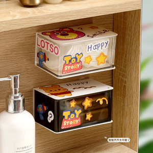 Toy Story <b>Storage</b> <b>Drawers</b> 203x133x68mm Wall Mounted Bathroom Organizer <b>Plastic</b> Rectangular Detachable - Product Image 4