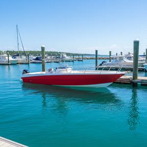 Embarcación de Pesca de Fibra de Vidrio de 27 pies, Bote de Pesca con Consola Central, Yate de Recreo con T-Top - Product Image 4