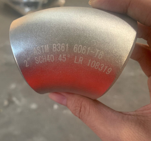 Ngắn bán kính 6061 nhôm phụ kiện đường ống ngắn bán kính khuỷu tay - Product Image 2