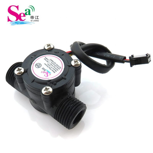 Sensor de Flujo de Agua de Plástico Directo de Fábrica DN15 1-30L/min, Medidor de Flujo de Líquido de Efecto Hall para Bebedero y Calentador de Agua - Product Image 1