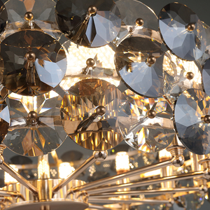 Pha Lê Đèn chùm phòng khách sang trọng Bắc Âu hậu hiện đại biệt thự đơn giản sáng tạo phòng ngủ pháp phòng ăn tất cả các phòng đèn - Product Image 5