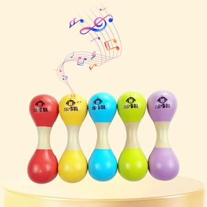 Sonajeros de Madera Coloridos, Juguete Sensorial para Entrenamiento de Agarre, Instrumento de Percusión Orff - Product Image 2