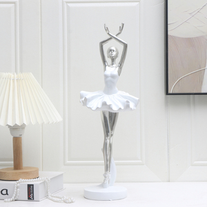 Statuetta Decorativa in Resina di Ballerina, Ornamento per Casa, Regalo di Natale, San Valentino, Compleanno, <span class=keywords><strong>Arte</strong></span> Danzante per Interni - Product Image 1