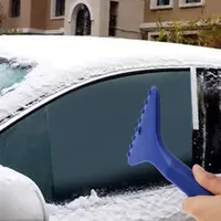 2-en-1 Brosse et grattage double usage Pelle à neige détachable pour voiture Outil de nettoyage et de grattage de pare-brise Balai de dégivrage d'hiver
