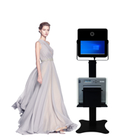 Mini PC Dropshipping avec écran tactile LCD 15,6 pouces, optionnel pour appareil photo reflex numérique, imprimante et miroir pour cabine photo selfie