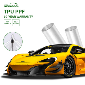 HIGHCOOL High Gloss Transparent TPU PPF Paint Protection Film Anti Yellowing Self Healing for Car Body Protection - Product Image 1