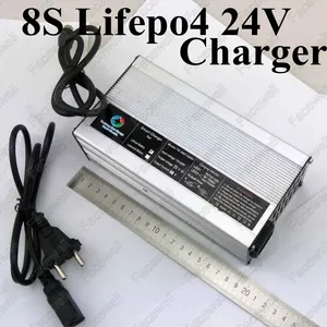 5A Lifepo4 8s 전기 자전거 24V 20ah 팩 알루미늄 케이스 충전기 24v 5A lipo 배터리 충전기 110v 220v/출력 DC 29.2v 충전기